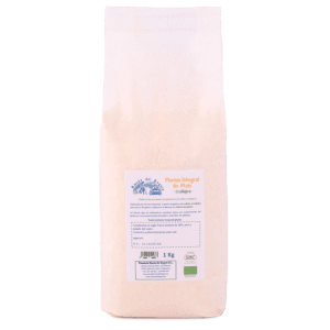 Harina de Maíz Integral Ecológica 500g Rincón del Segura, perfecta para tortillas, panes y repostería saludable, rica en nutrientes y sabor auténtico.