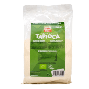 Harina de Tapioca Ecológica 400g de La Finestra Sul Cielo, sin gluten y perfecta para diversas recetas, disponible en Equitanea.