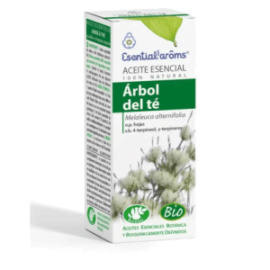 Aceite Esencial de Árbol de Té Ecológico Bio Esential Aroms 10ml – Aceite natural para el cuidado de la piel, cabello y la salud general.