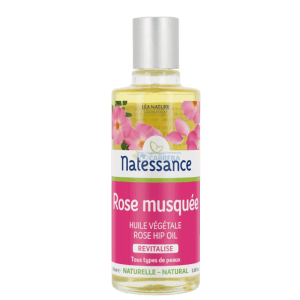 Aceite Puro de Rosa Mosqueta Ecológico Bio 50ml de Natessance. Regenerador natural para la piel, antioxidante y suavizante.