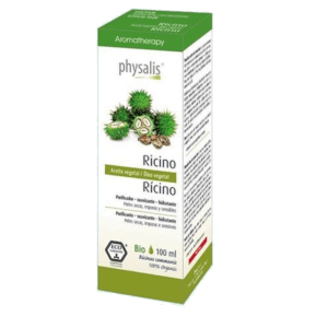 Aceite de Ricino Ecológico Bio 100ml de Physalis. Aceite natural para pieles secas, sensibles y para el cuidado capilar.