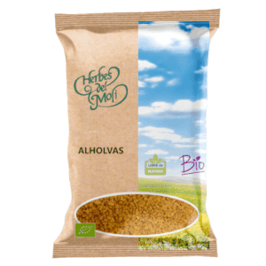 Alholvas Ecológica Bio 130gr de Herbes del Molí, semillas con beneficios digestivos y equilibrantes. ¡Disponible en Equitanea!