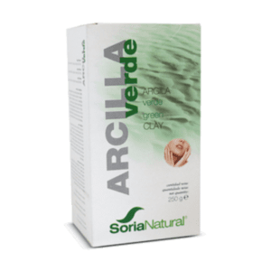 Arcilla Verde con Espirulina Soria 250gr Natural: Purifica y revitaliza tu piel con esta mezcla detoxificante y natural de arcilla verde y espirulina.