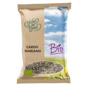 Cardo Mariano Bio 100gr de Herbes del Molí: planta medicinal ecológica para la protección del hígado y la salud digestiva, disponible en Equitanea.