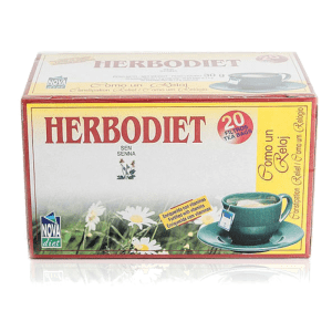 Infusión ecológica Como un Reloj Bio 30gr 20 Bolsitas Herbodiet, perfecta para mantener tu bienestar con un toque de naranja natural.