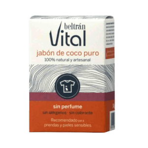 Jabón de Coco Puro Natural Ecológico Bio 240gr – Jabón natural ecológico de aceite de coco puro, ideal para limpiar la piel y lavar ropa delicada, sin perfume ni alérgenos.