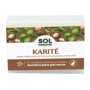 Jabón de Karité Ecológico Bio 100g – Jabón natural con manteca de karité y aceites ecológicos, ideal para piel seca y deshidratada.
