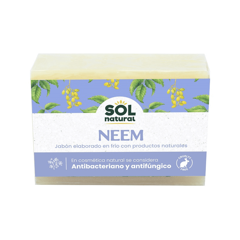 Jabón de Neem Ecológico Bio 100g – Jabón natural con aceite de neem, ideal para pieles propensas al acné y con impurezas.