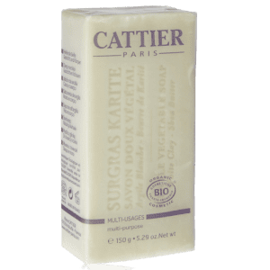 Jabón en Pastilla Multipropósito Ecológico Bio 150gr de Cattier. Producto natural y sostenible para tu higiene diaria.