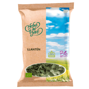 Envase de Llantén Ecológico Bio 30g de Herbes del Molí, planta medicinal ecológica para infusión, disponible en Equitanea.