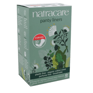 Salva Slips Curved Ecológicos Bio Orgánicos Sin Perfume y Sin Plásticos Biodegradables 30uds Natracare: Protección natural y suave sin plásticos ni fragancias artificiales. Ideal para pieles sensibles.