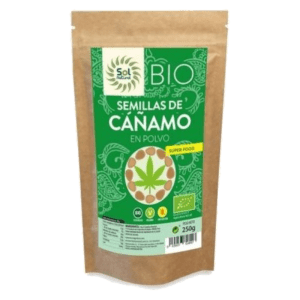 Semillas de Cáñamo 250g Sol Natural – Superalimento ecológico rico en proteínas y Omega-3, disponible en Equitanea.