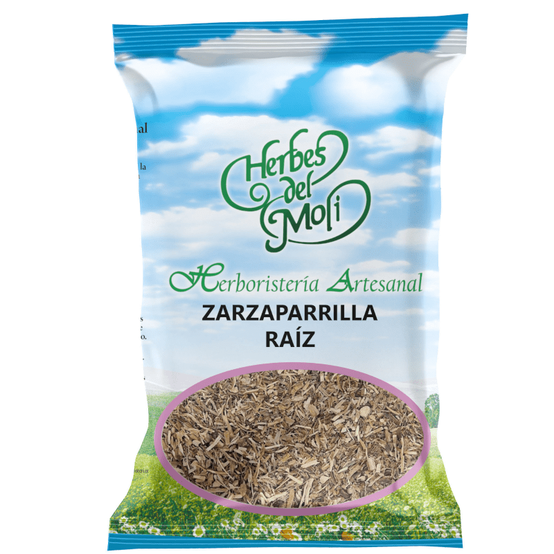 Zarzaparrilla Ecológica Bio Raíz 75g de Herbes del Molí, un producto natural y ecológico para mejorar la salud y la energía, disponible en Equitanea.
