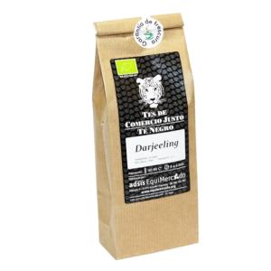 Té Negro Natural Darjeeling Ecológico Bio 100gr de Equimercado, sabor intenso y propiedades saludables, disponible en Equitanea.